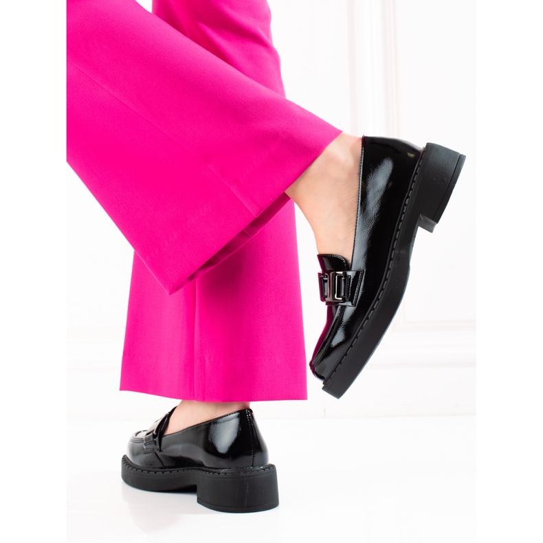 W. Potocki Mocasini de dama Potocki negri negru 1