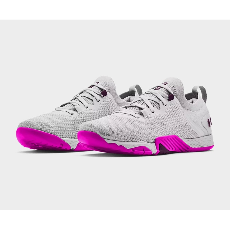 Pantofi Under Armour Tribase Reign 3 pentru damă 3023699-100 gri 1