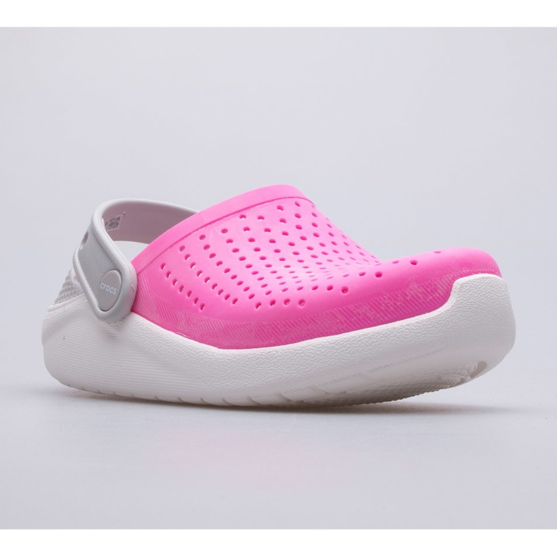 Saboti CROCS Literide Saboti Copii 205964-6QR roz 1 Saboti CROCS Literide Saboti Copii 205964-6QR roz 1