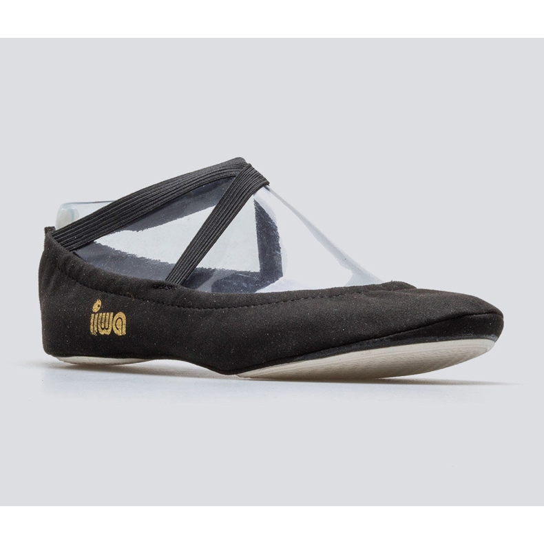 Pantofi de balet de gimnastică IWA 302 negri negru 1 Pantofi de balet de gimnastică IWA 302 negri negru 1