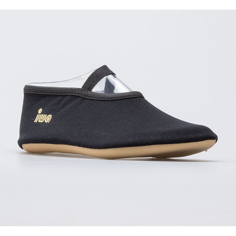 Pantofi de balet de gimnastică IWA 250 negri negru 1