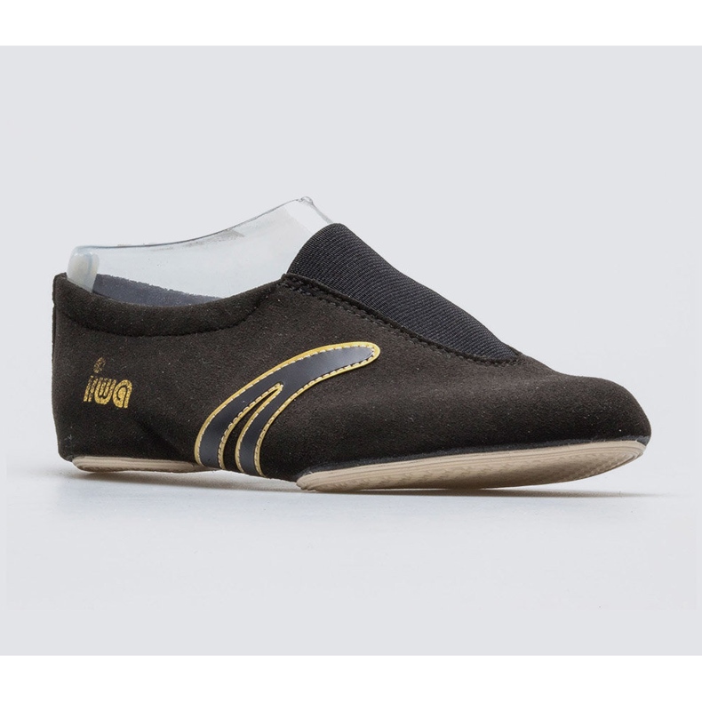 Pantofi de balet de gimnastică IWA 507 negri negru 1