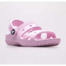Sandale Crocs Classic pentru copii T 207537-6GD roz 1