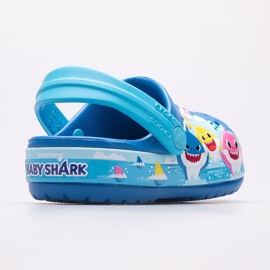 Saboți pentru copii CROCS Fl Babyshark Band Clog T 207066-4JL albastru 4