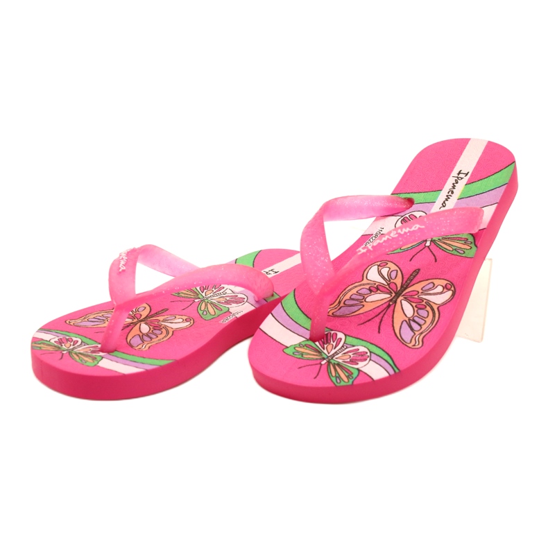 Flip -flops cu ipanema fetiță 83348 AI747 GLITER PINK roz 3