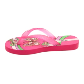 Flip -flops cu ipanema fetiță 83348 AI747 GLITER PINK roz 2
