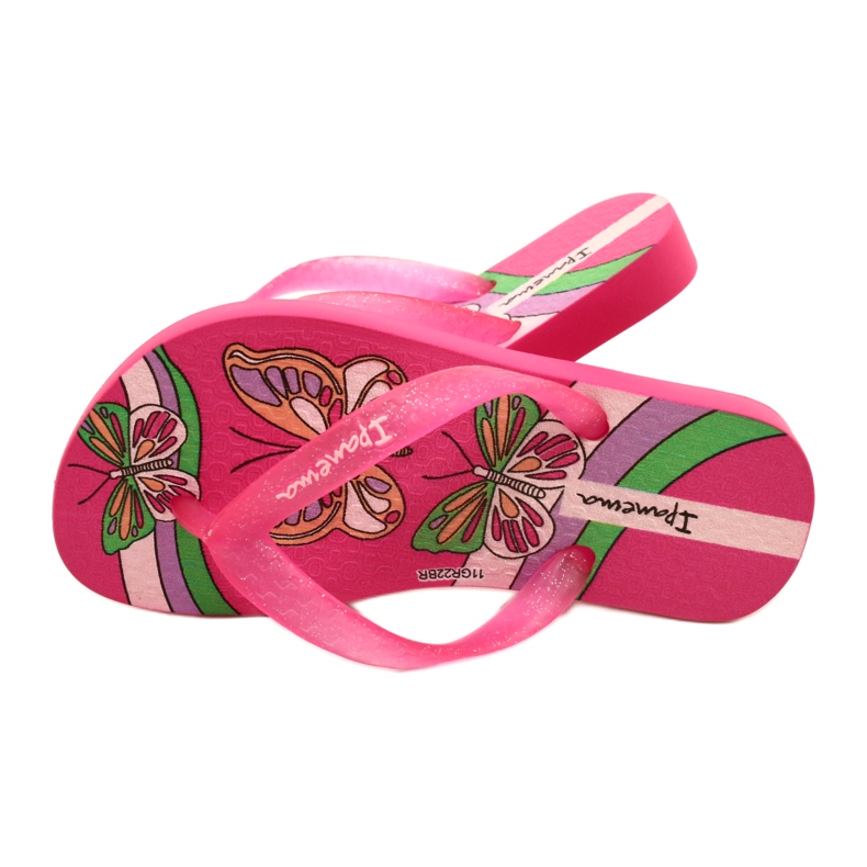 Flip -flops cu ipanema fetiță 83348 AI747 GLITER PINK roz 5