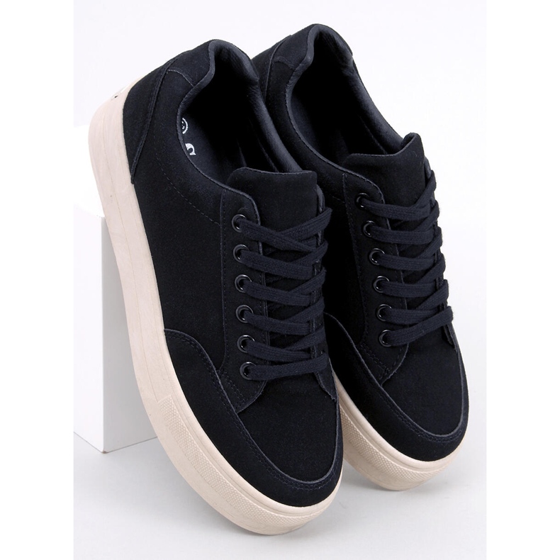 BM Adidași cu platformă Rhonda Black negru 1