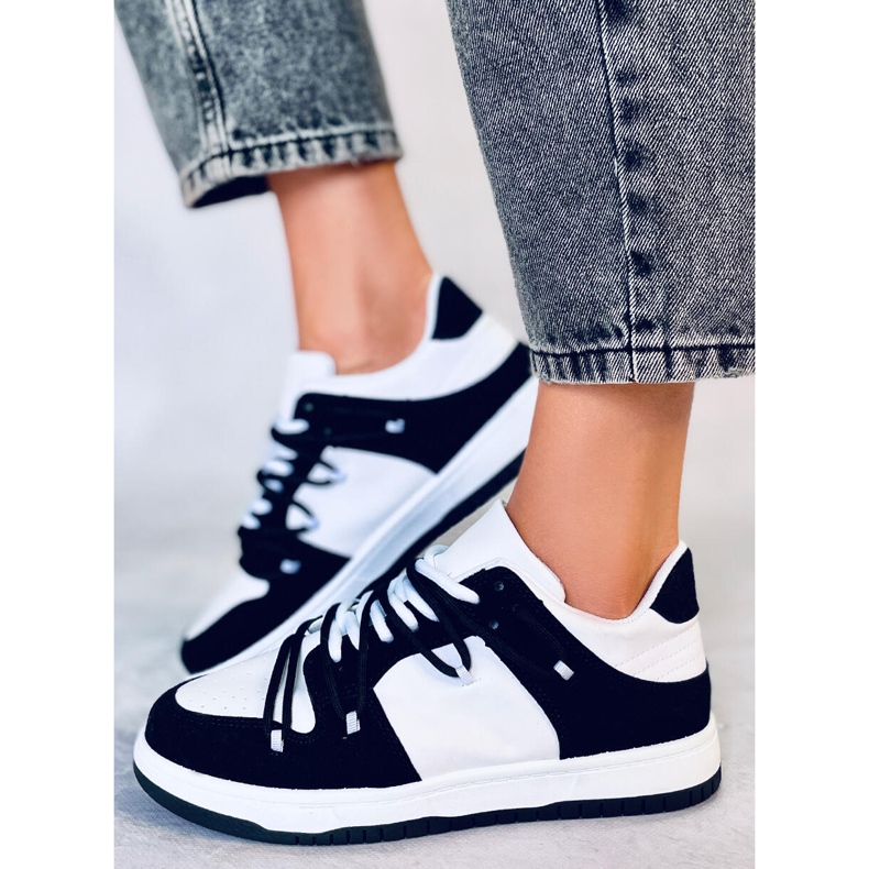 BM Panda adidași Hart ALB/NEGRU 1