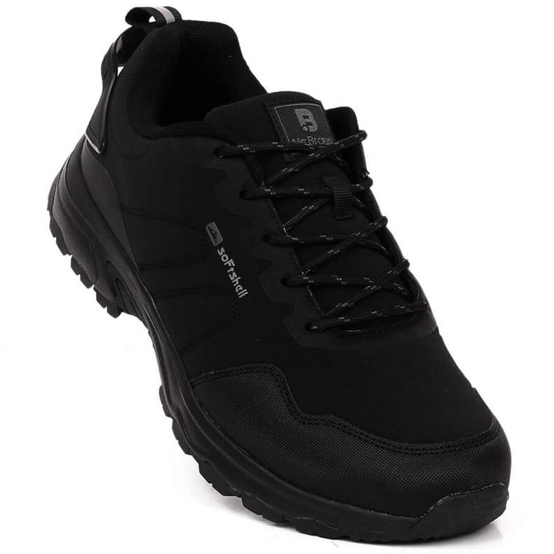 Pantofi sport de trekking softshell negri McBraun 5340 pentru bărbați negru 1 Pantofi sport de trekking softshell negri McBraun 5340 pentru bărbați negru 1