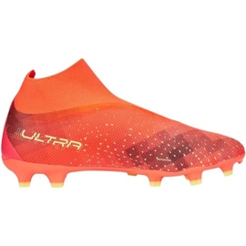 Pantofi de fotbal Puma Ultra Match+ Ll FG/AG M 107032 03 portocale portocale si rosii 1