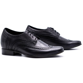 Olivier Încălțăminte pentru bărbați mărind vizibilitatea 617P negru 2