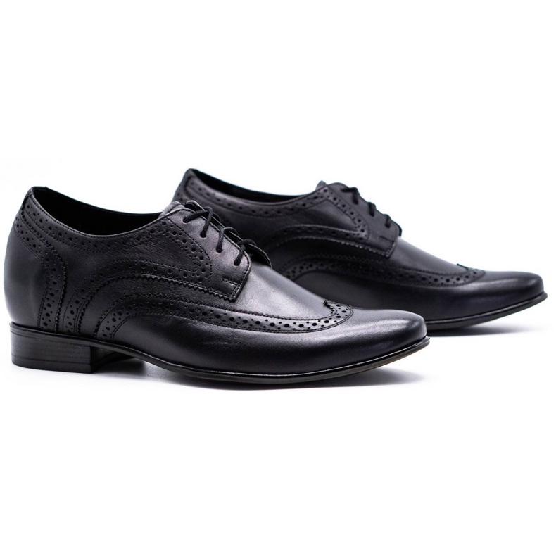 Olivier Încălțăminte pentru bărbați mărind vizibilitatea 617P negru 2