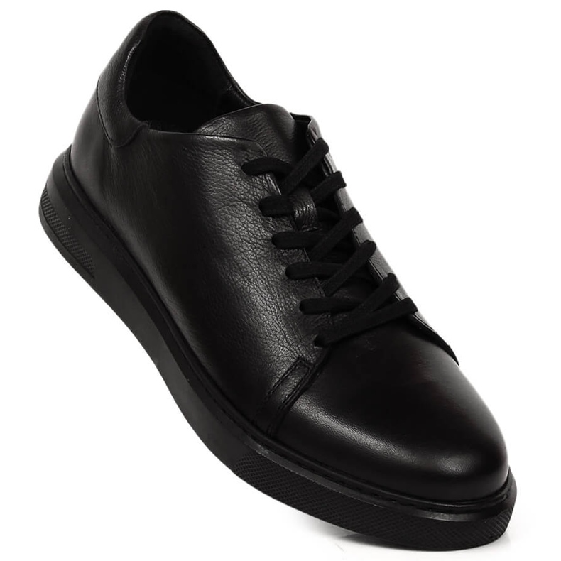 Pantofi sport pentru bărbați din piele neagră T.Sokolski W22-472 negru 1