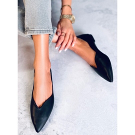 BM Balerini decupați Ayanna Black negru 2