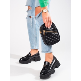 Seastar Mocasini negri Shelovet pentru dama negru 2 Seastar Mocasini negri Shelovet pentru dama negru 2