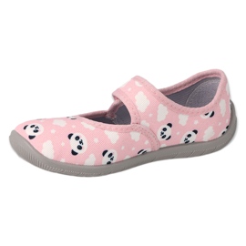 Pantofi copii Befado 955X021 alb roz gri 1
