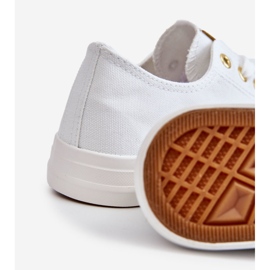 News Pantofi de damă clasici Ecoma alb și auriu 2