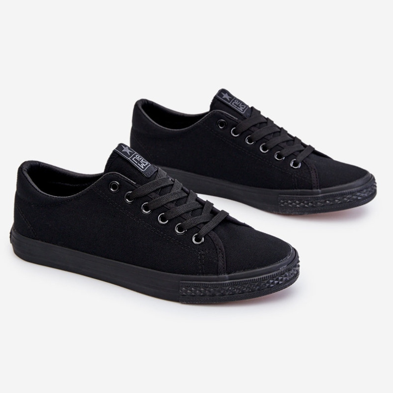 News Pantofi de damă clasici cu șireturi, negri Eleya negru 1