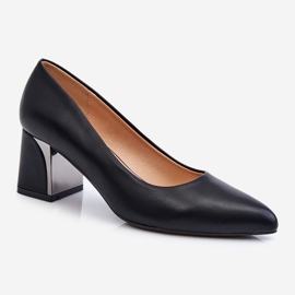 PS1 Pompe Elegante Pe Toc Negru Emma 2