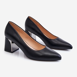 PS1 Pompe Elegante Pe Toc Negru Emma 1
