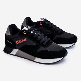 Pantofi sport pentru bărbați cu sistem de spumă cu memorie Big Star LL174158 Negri negru 1 Pantofi sport pentru bărbați cu sistem de spumă cu memorie Big Star LL174158 Negri negru 1