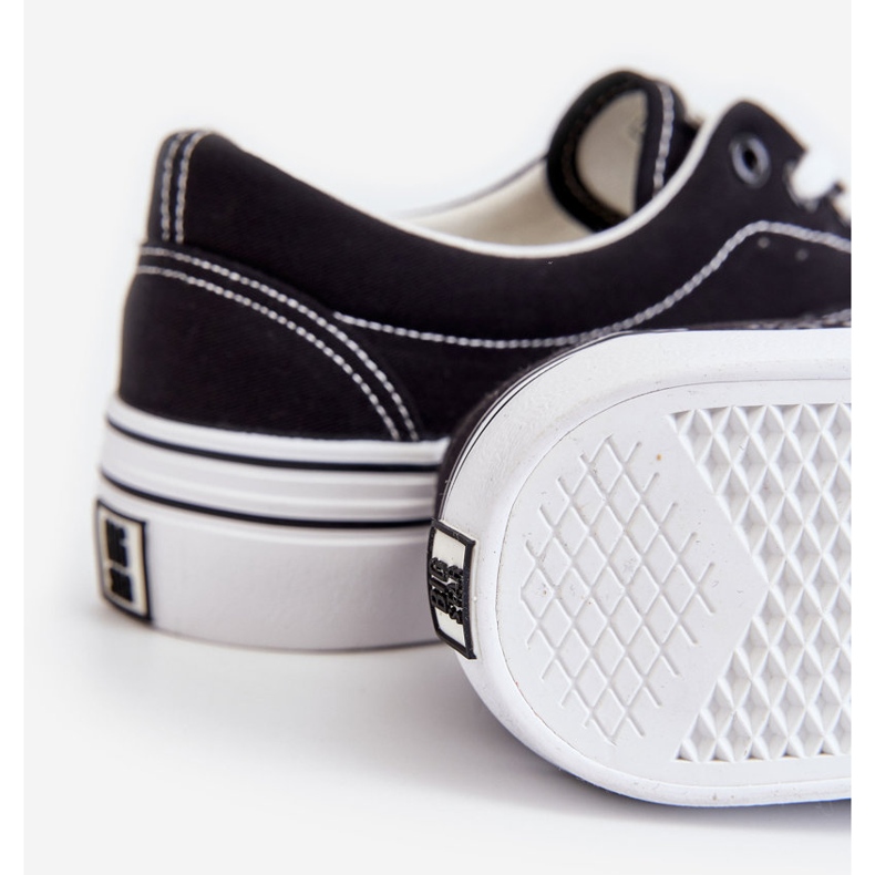 Pantofi de damă cu platformă Big Star LL274230 Negri negru 2 Pantofi de damă cu platformă Big Star LL274230 Negri negru 2