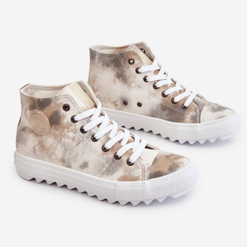 Pantofi de damă Big Star LL274047 Alb-Verde 1