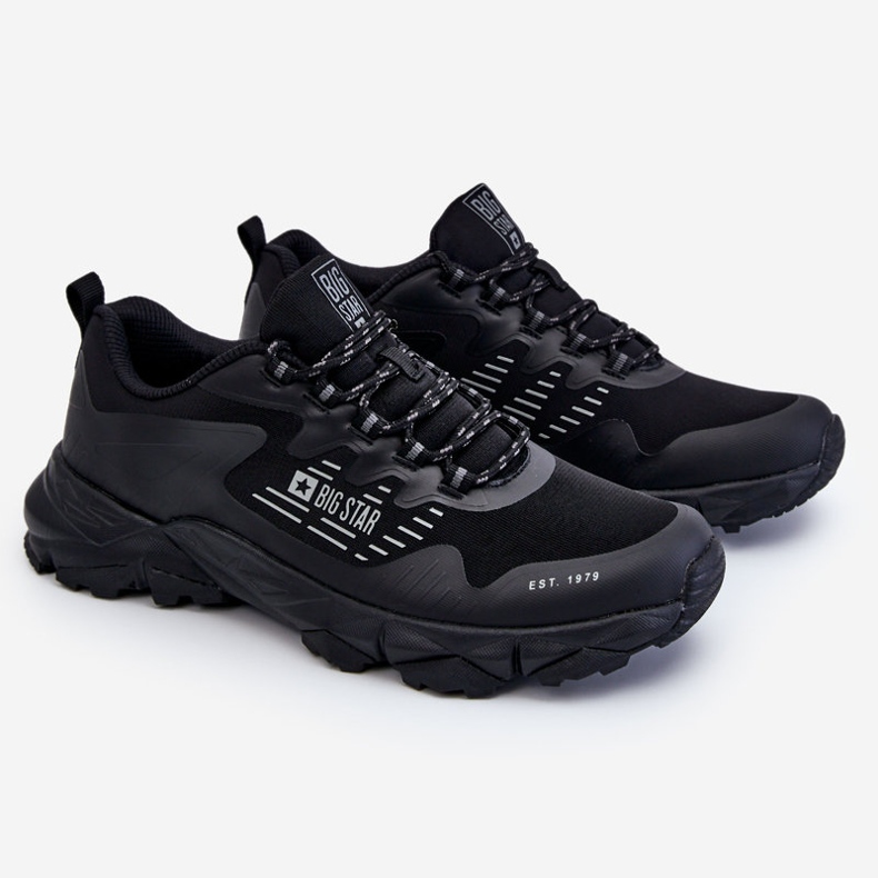 Pantofi sport clasici Big Star pentru bărbați LL174127 Negri negru 1