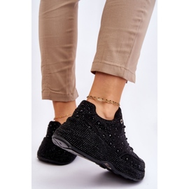 Pantofi de damă cu platformă GOE JJ2N4058 Negri negru 1