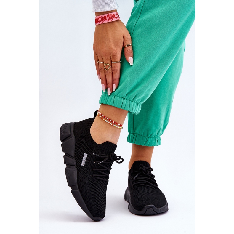 Pantofi de damă ușori Sistem de spumă cu memorie Big Star JJ274269 Negri negru 1 Pantofi de damă ușori Sistem de spumă cu memorie Big Star JJ274269 Negri negru 1