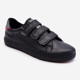 Pantofi bărbați cu velcro Big Star LL174633 Negri negru 1