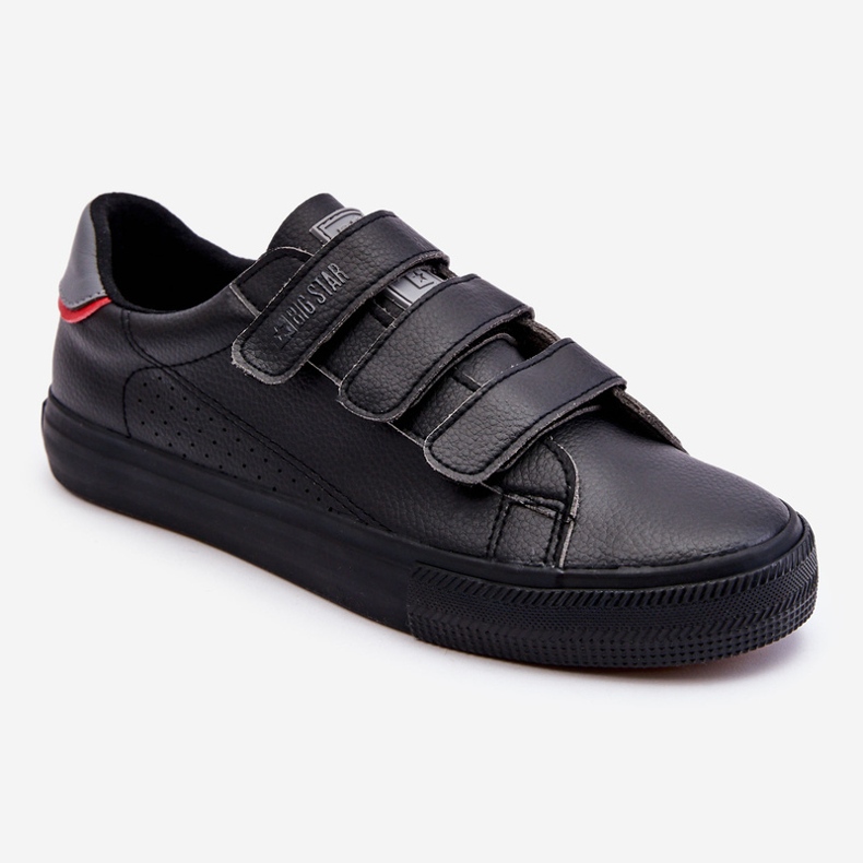 Pantofi bărbați cu velcro Big Star LL174633 Negri negru 1