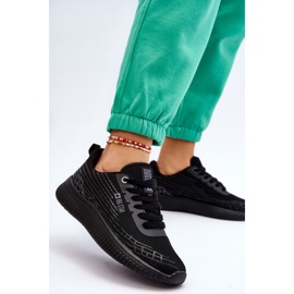 Pantofi sport cu plasă pentru damă Sistem de spumă cu memorie Big Star LL274662 Negru 2 Pantofi sport cu plasă pentru damă Sistem de spumă cu memorie Big Star LL274662 Negru 2