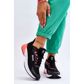 Sistem de spumă cu memorie la modă Big Star Pantofi sport LL274318 Negru 2