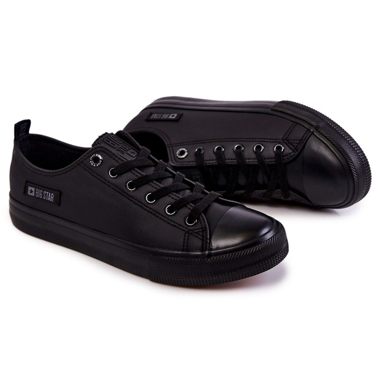 Pantofi de piele pentru bărbați Big Star KK174009 Negru 2