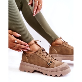 Pantofi Sport din piele intoarsa Big Star KK274511 Bej 3