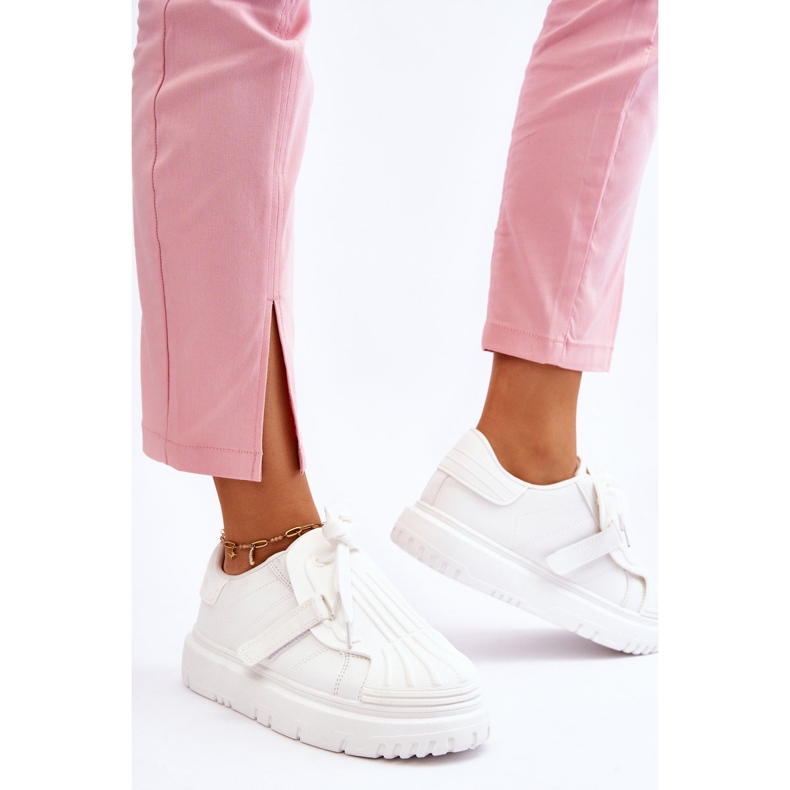 PG1 Pantofi sport la modă de damă White Genesis alb 2