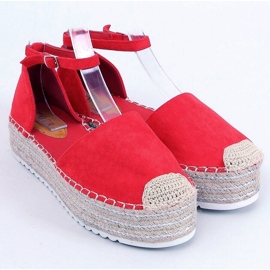Espadrile, sandale roșii 2138 Roșu roşu 1