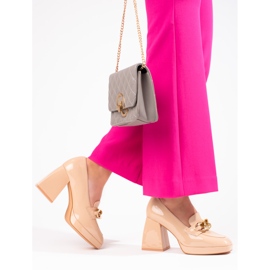 Pompe cu toc bej de la Vinceza 1