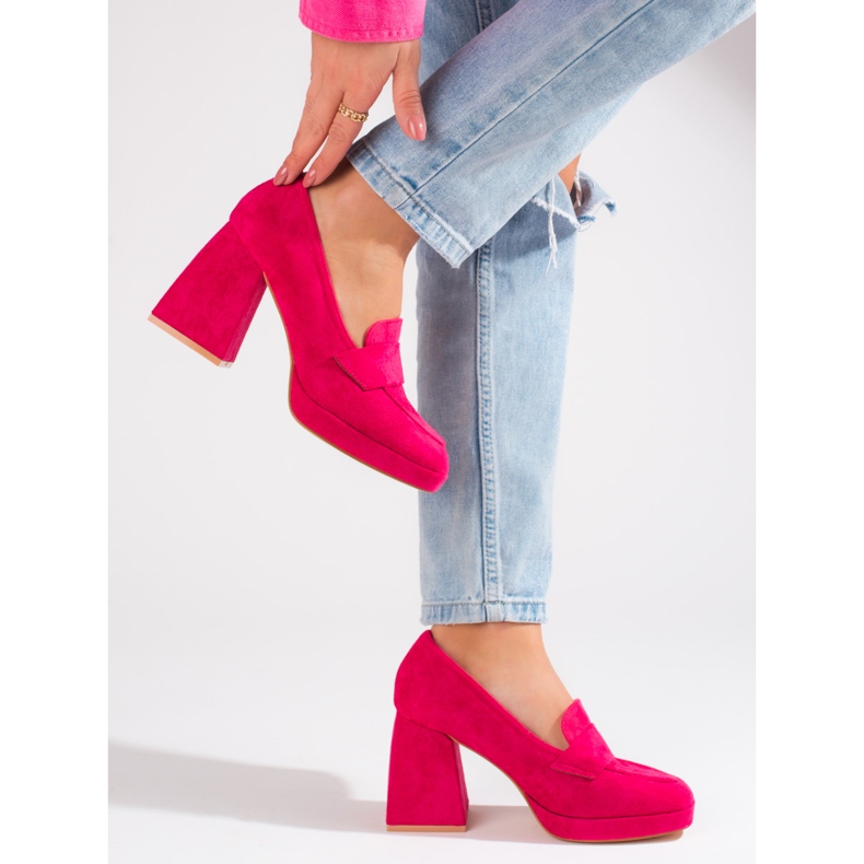 Vinceza Pompe roz cu toc înalt de la Vincez 2