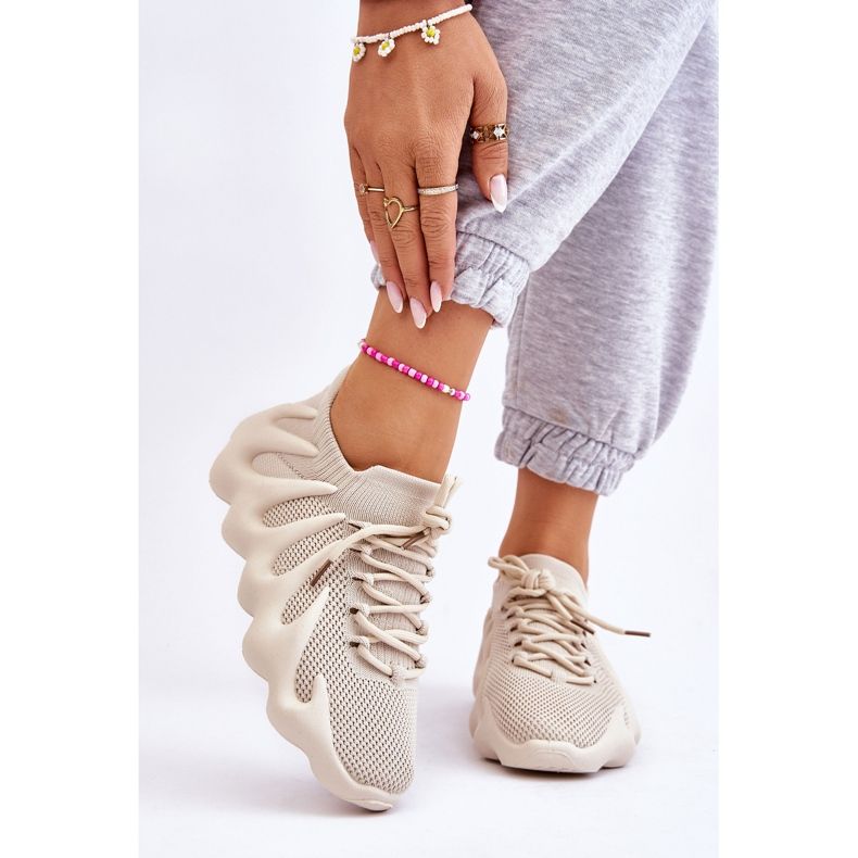 PG1 Pantofi slip-on de damă, bej Myles 1