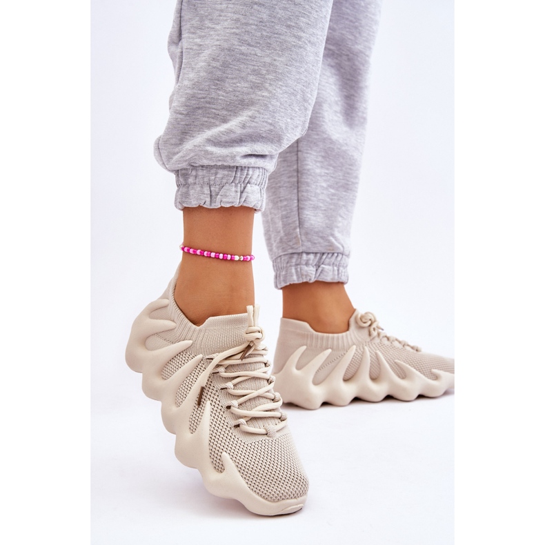 PG1 Pantofi slip-on de damă, bej Myles 2