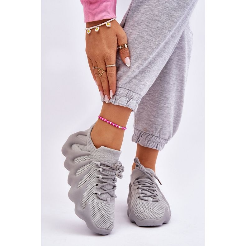 PG1 Pantofi slip-on de damă, gri Myles 1