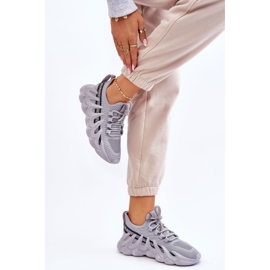 PG1 Pantofi de damă la modă cu șosete gri Daxo 2