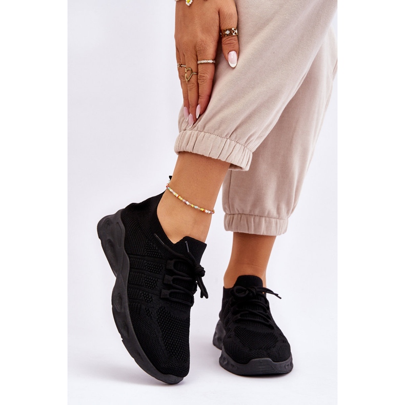 PG1 Pantofi sport slip-on pentru femei Ellison negri negru 1