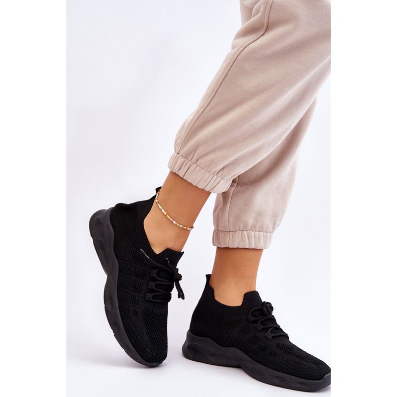 PG1 Pantofi sport slip-on pentru femei Ellison negri negru 2