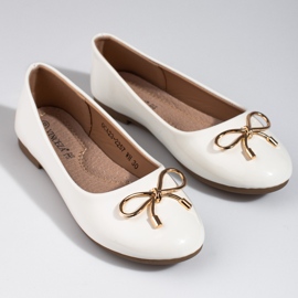 Vinceza Balerini fete Shelovet lacuiti alb 1