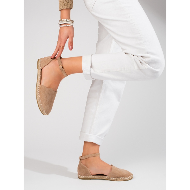 Espadrile de dama Vinceza cu catarama bej 2 Espadrile de dama Vinceza cu catarama bej 2