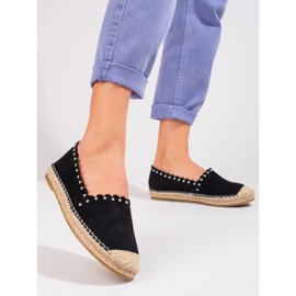 Espadrile dama Vinceza negre negru 1